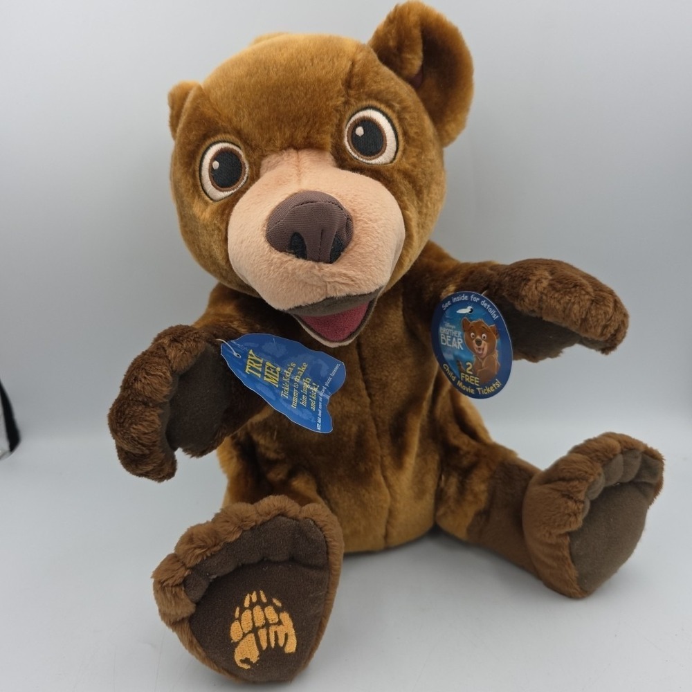 Disney‎ Brother Bear Tumble Laugh Koda Plush with Tags